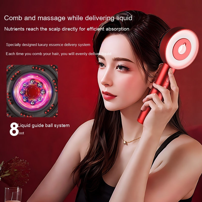 Infrared Scalp Massager & Hair Growth Comb — Rechargeable