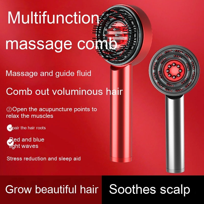 Infrared Scalp Massager & Hair Growth Comb — Rechargeable