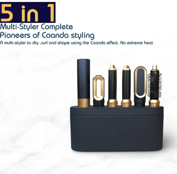 5-in-1 Multi Hair Styler & Curling Iron — Professional Styling Set